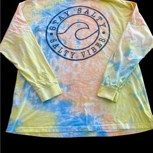 Stay Salty Tie-Dye Long Sleeve Shirt